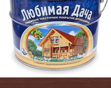 фото Защита антисептик 2,7л ЛЮБИМАЯ_ДАЧА Рогнеда (палисандр) (4) ЭК