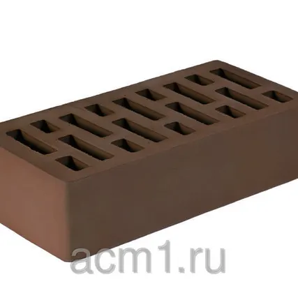 Фото №0 Кирпич лицевой одинарный ШОКОЛАД 250*85*65