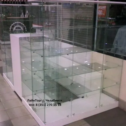 Фото №0 Стеклянные витрины, прилавки