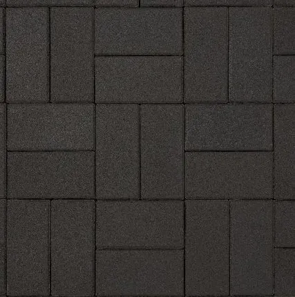 Фото №0 Тротуарная плитка Выбор Ла-Линия Стандарт 80 мм 600х300 Черная