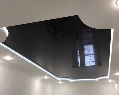 фото Глянцевые натяжные потолки