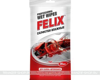 фото Салфетки FELIX влажные для салона