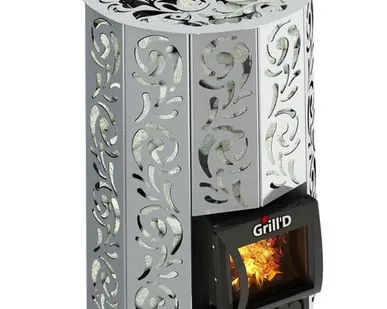 фото Печь дровяная Grill D Violet Steel Short Pro