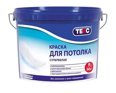 фото Краска СЛКЗ д/стен и потолков "Сolorika Aqua" белая 1кг