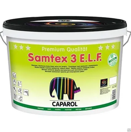 Фото №0 Латексная краска Capamix Caparol Samtex 3 ELF Base x 1; 2,5 л