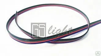 Фото №0 Плоский шлейф для подключения светодиодной ленты RGB 4х0.35