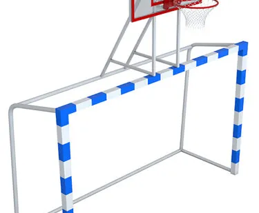 фото Ворота с баскетбольным щитом из оргстекла