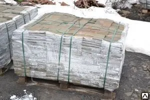 фото Плитка из песчаника 2см цвет: серо-зеленый
в