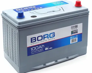 фото Аккумулятор BORG Standard Asia 125D31L 100 Ач о.п. (ТУРЦИЯ)