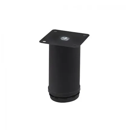 Фото №0 Опора меб. мет. d50 h100 с регул. черный AKS