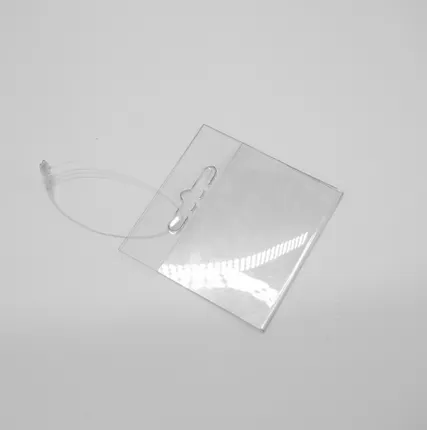 Фото №0 Ценникодержатель навесной 70*50мм (пэт 0,5) с отверстием под крючок