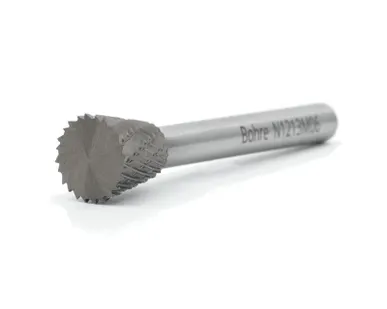 фото Борфреза твердосплавная Bohre коническая в форме обратного конуса, тип N 06-07-М-06-L52