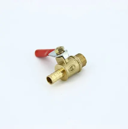 Фото №0 Кран врезной 1/4 с насадкой для шланга 8 мм