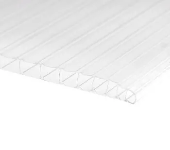 фото Поликарбонат 4 мм сотовый Агро Био, 2.1х6 м, 0.47 кг/м², прозрачный