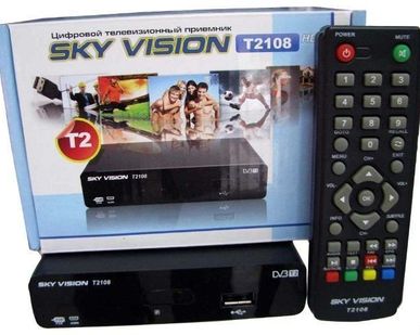 фото Цифровой приемник DVB-T2 Sky Vision Т-2108 HD