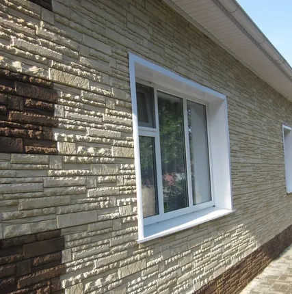 Фото №4 Фасадная панель для наружной отделки дома Альта Камень Скалистый Тибет