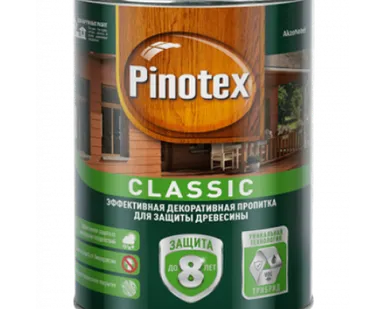 фото Пропитка для дерева Pinotex Classic 1л