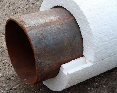 фото Скорлупа пенополистерольная 1м