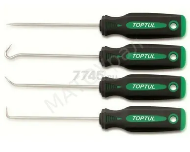 фото Набор крючков 4шт TOPTUL (GAAR0401)
