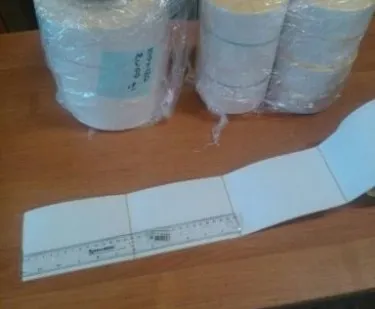 фото Термоэтикетка, самоклейка, морозо и влагостойкая, в ассортименте