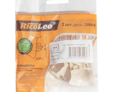 фото Угол наружный RICO LEO 194 Дуб лимерик мягк.край (упак. 2шт)