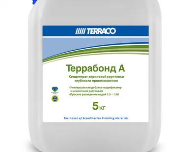 фото Грунтовка-добавка ТЕРРАБОНД А 5кг, Концентрированная добавка