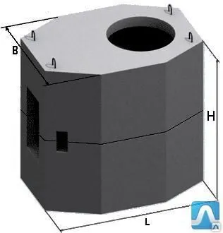 Фото №0 Колодец кабельной связи ККС-3-10 в Батайске, комплект.