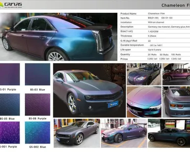 фото Плёнка квадр-карбон (1.40*30 ) хаммелион СИНИЙ GS-002