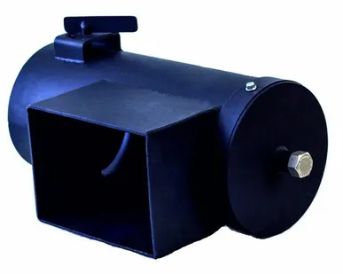 фото Переходник с шибером для котла «Сибирь-КВО» 12кВт,ф150мм(прямоугольный/круглый) НМК