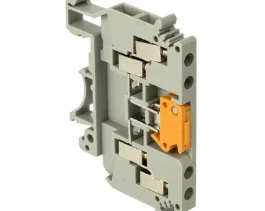 фото Колодка клеммная JXB-4/35 двойная измерительная тип K сер. PROxima EKF plc-jxb-2-4/35K-gy