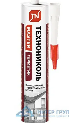 Фото №0 Герметик ТЕХНОНИКОЛЬ универсальный силиконовый бесцветный 280 мл./шт