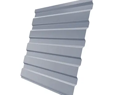 фото Профнастил С-20 0,4 RAL 9006 бело-алюминиевый 2 м