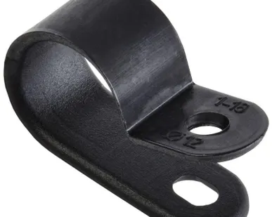 фото Скоба крепежная 12мм нейлон. черн. (уп.50шт) IEK USK11-12-050-K02