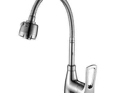фото Смеситель для кухни Rossinka гибкий излив T40-26