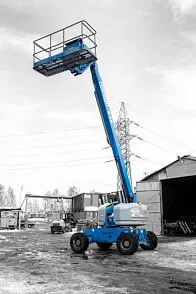фото Аренда телескопического дизельного подъёмника Genie S-45