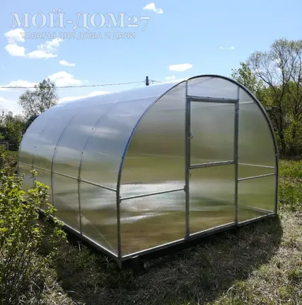 Фото №11 Теплица Сибирская Усиленная 4 метра с поликарбонатом