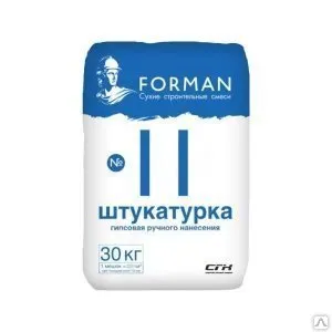 фото ФОРМАН №11 / (Forman) Штукатурка гипсовая ручного нанесения, 28 кг