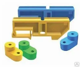 Фото №0 Изолятор нулевой шины угловой синий DEKraft