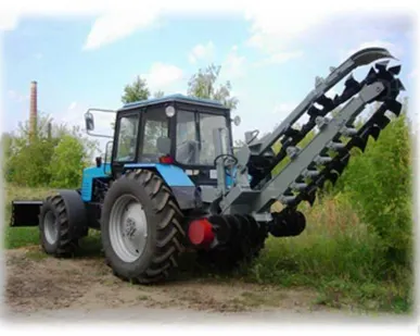 фото Траншеекопатель