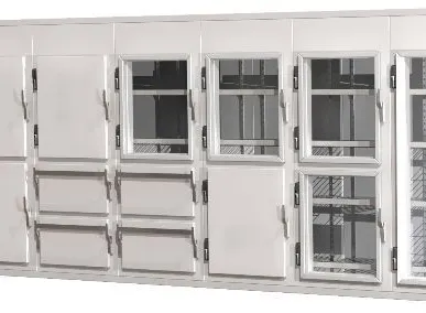 фото Модульный трехсекционный холодильный шкаф-минибокс MB-3PSS (4 м3)