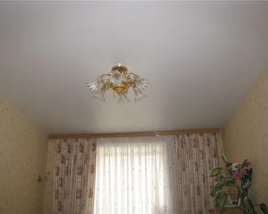 фото Сатиновые натяжные потолки