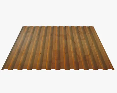 фото Профнастил Н10.40 покрытие 3D ольха Россия, эконом, 0.4-0.45 мм