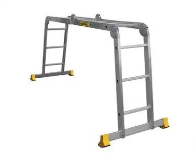 фото Лестница четырехсекционная шарнирная Алюмет Т4 433