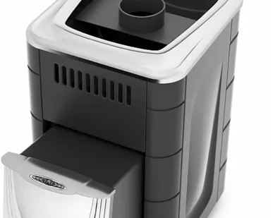 фото Банная печь ТМФ Компакт 2017 Inox ДН антрацит