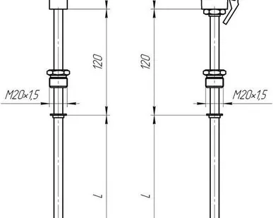 фото Термосопротивление ТСМв/ТСПв-1088-02, -021