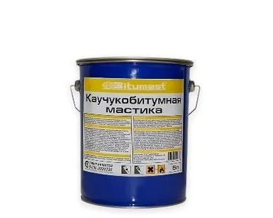 фото БИТУМАСТ Мастика каучукобитумная (5л) металлическое ведро