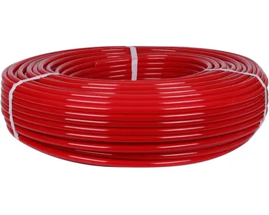 фото Труба из сшитого полиэтилена с кислородным слоем, 20х2,0 (бухта 260 метров) STOUT PEX-a, красная