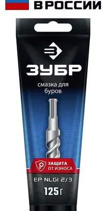 Фото №0 ЗУБР 125 г, смазка для буров, Профессионал (70640-125)