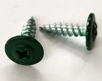 фото Саморезы прессшайба остриё RAL6005 4,2х16