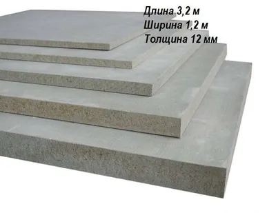 фото Цсп (Цементно-стружечная плита) 3,2 Х 1,2. Толщина 12 мм